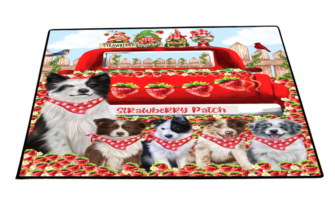 Border Collie Floor Mats and Doormat: Explore a Variety of Designs, Custom, Anti-Slip Welcome Mat for Outdoor and Indoor, Personalized Gift for Dog Lovers