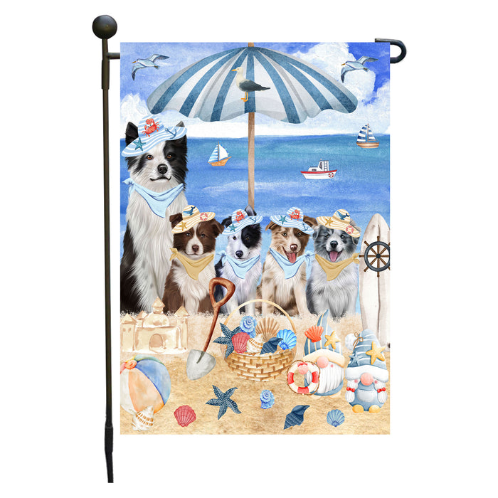 Border Collie Dogs Garden Flag, Double-Sided Outdoor Yard Garden Decoration, Explore a Variety of Designs, Custom, Weather Resistant, Personalized, Flags for Dog and Pet Lovers