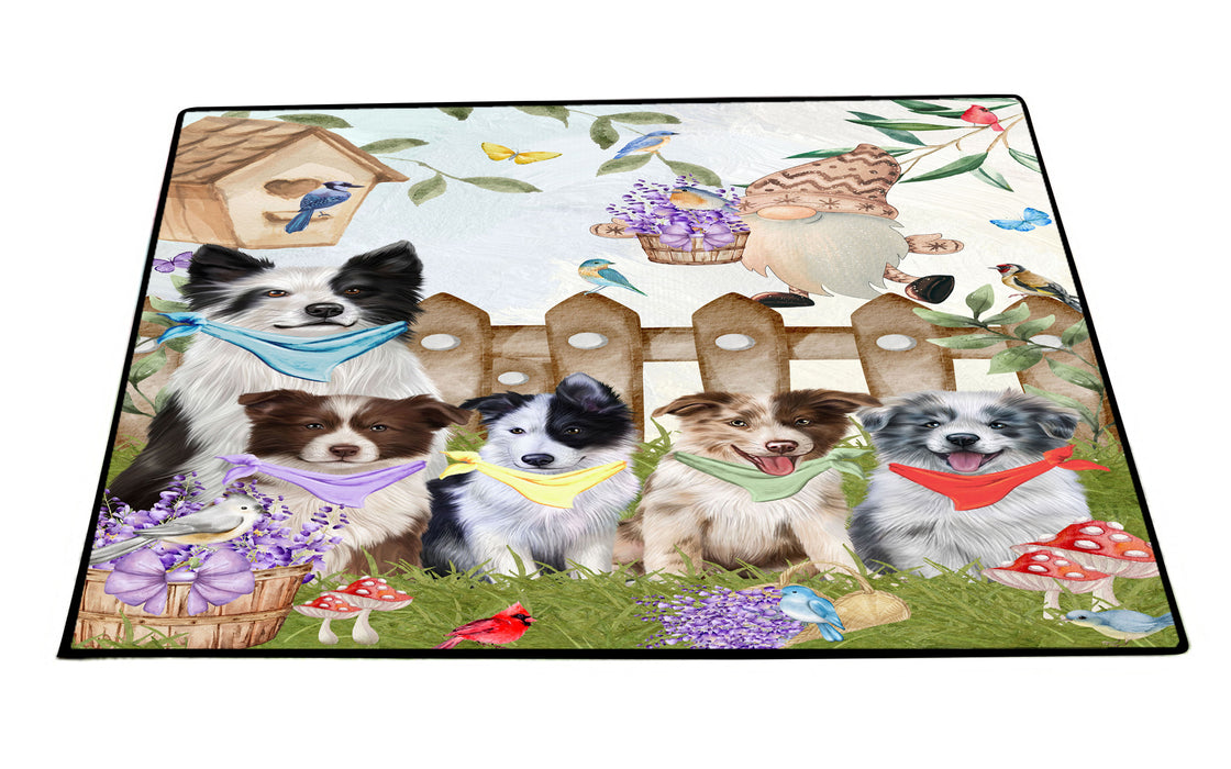 Border Collie Floor Mat: Explore a Variety of Designs, Custom, Personalized, Anti-Slip Door Mats for Indoor and Outdoor, Gift for Dog and Pet Lovers