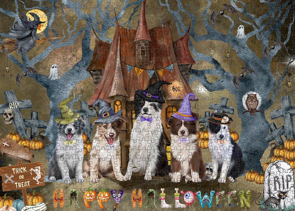 Border Collie Jigsaw Puzzle: Explore a Variety of Personalized Designs, Interlocking Puzzles Games for Adult, Custom, Dog Lover's Gifts