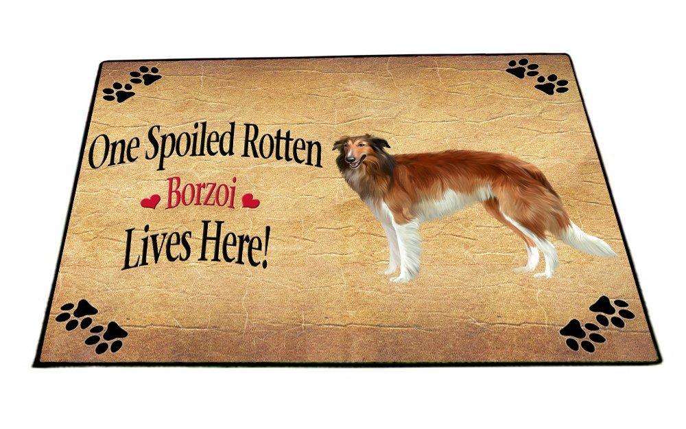 Borzoi Spoiled Rotten Dog Indoor/Outdoor Floormat