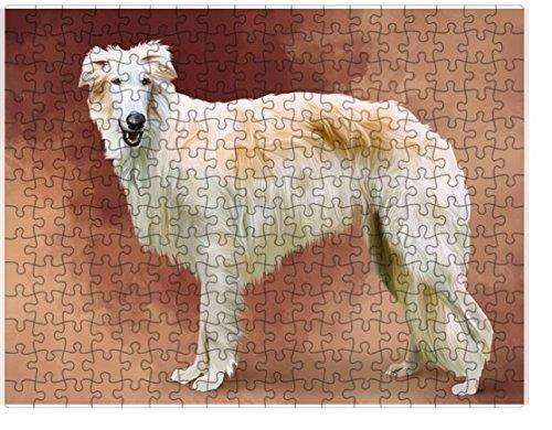 Borzois Dog Puzzle with Photo Tin D038