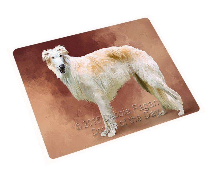 Borzois Dog Tempered Cutting Board CB052