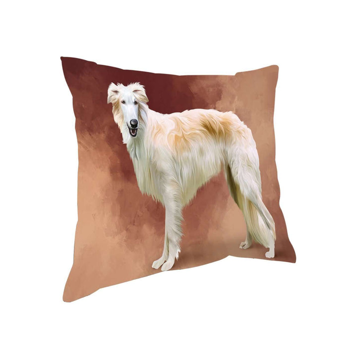 Borzois Dog Throw Pillow D278