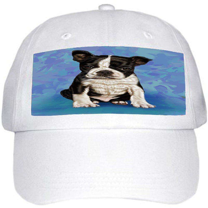 Boston Terrier Dog Ball Hat Cap