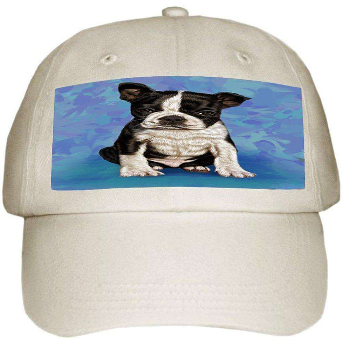 Boston Terrier Dog Ball Hat Cap