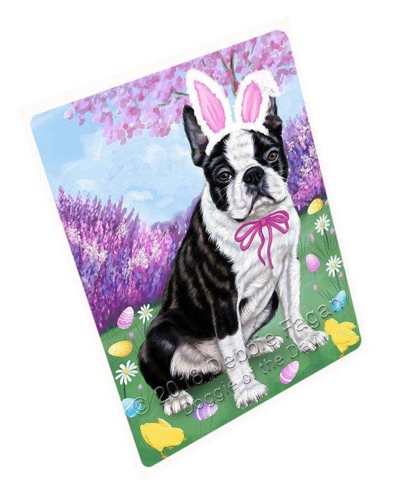 Boston Terrier Dog Easter Holiday Magnet Mini (3.5" x 2") MAG51048