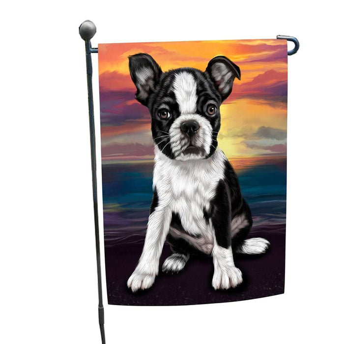 Boston Terrier Dog Garden Flag