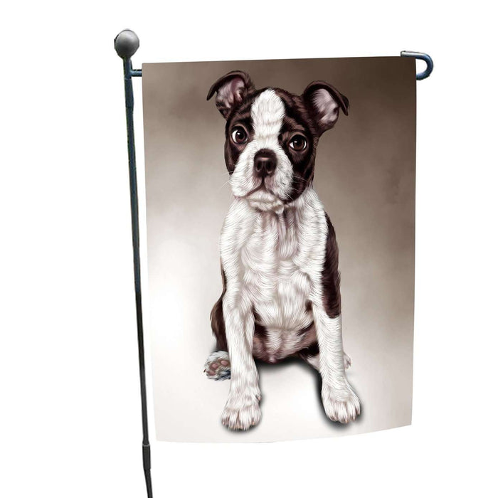 Boston Terrier Dog Garden Flag