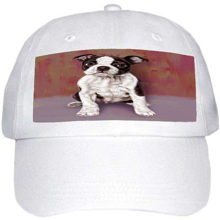 Boston Terrier Puppy Dog Ball Hat Cap