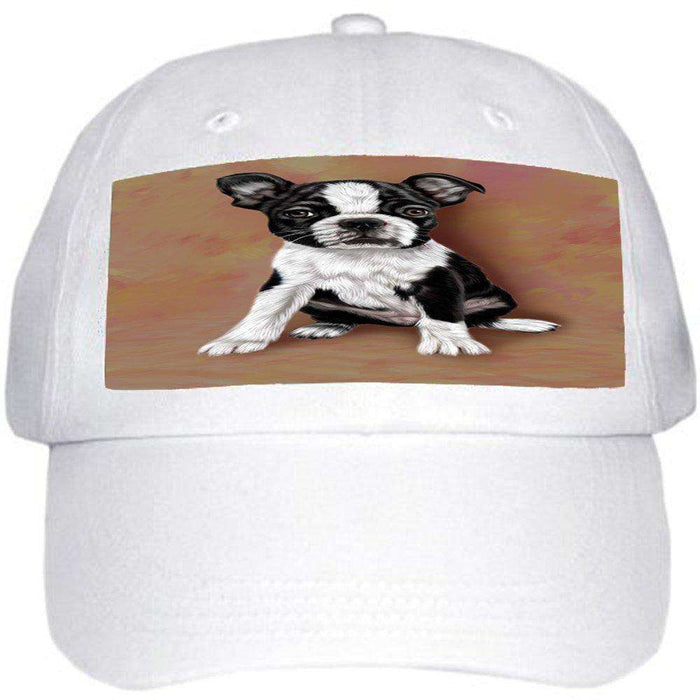 Boston Terrier Puppy Dog Ball Hat Cap