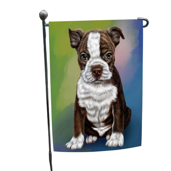 Boston Terrier Puppy Dog Garden Flag