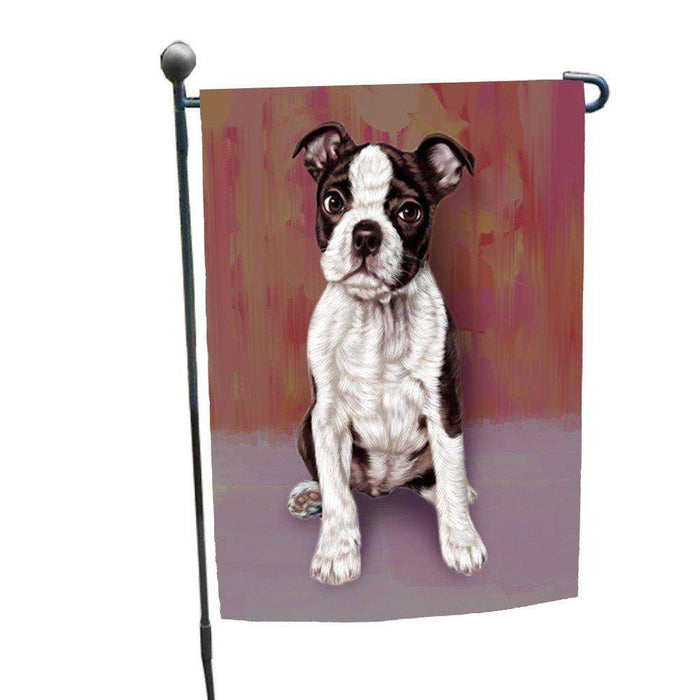 Boston Terrier Puppy Dog Garden Flag