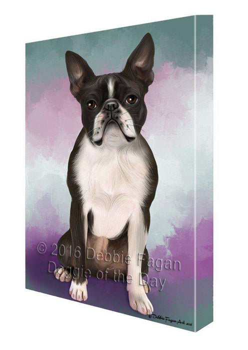 Boston Terriers Dog Canvas Wall Art CV050
