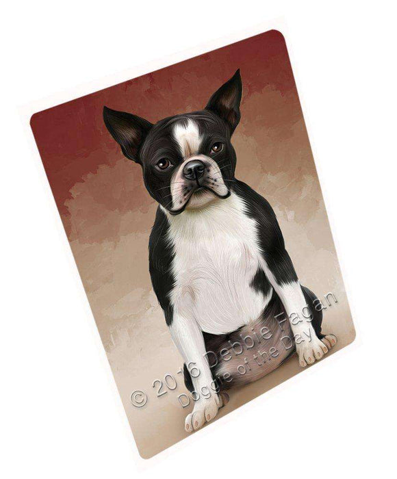 Boston Terriers Dog Large Refrigerator / Dishwasher Magnet D103