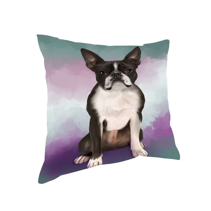 Boston Terriers Dog Throw Pillow D282