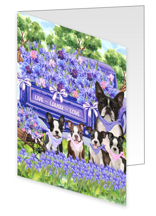 Boston Terrier Greeting Cards & Note Cards: Explore a Variety of Designs, Custom, Personalized, Invitation Card with Envelopes, Gift for Dog and Pet Lovers