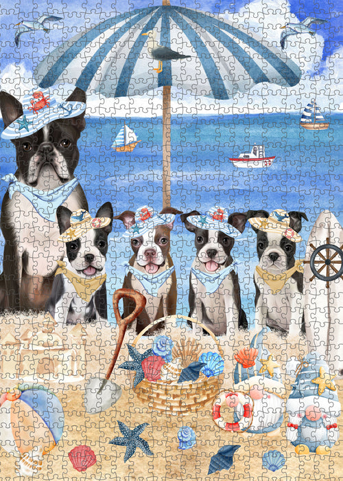 Boston Terrier Jigsaw Puzzle for Adult, Explore a Variety of Designs, Interlocking Puzzles Games, Custom and Personalized, Gift for Dog and Pet Lovers