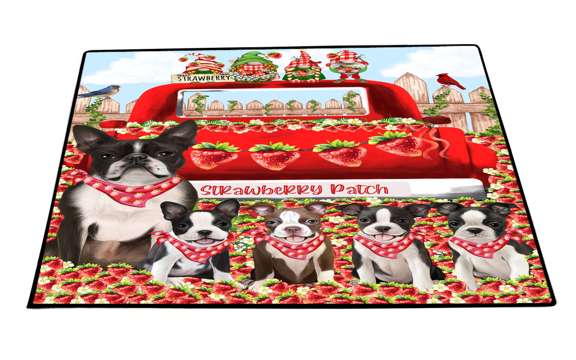 Boston Terrier Floor Mat, Anti-Slip Door Mats for Indoor and Outdoor, Custom, Personalized, Explore a Variety of Designs, Pet Gift for Dog Lovers