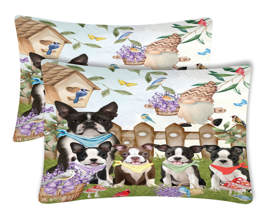 Boston Terrier Pillow Case, Standard Pillowcases Set of 2, Explore a Variety of Designs, Custom, Personalized, Pet & Dog Lovers Gifts