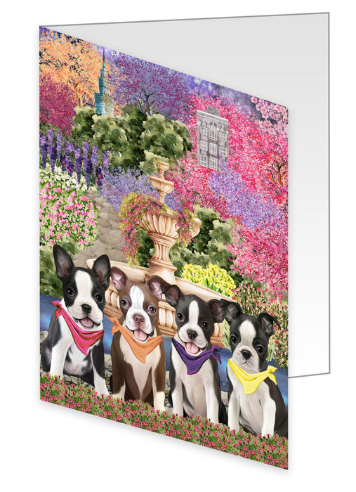 Boston Terrier Greeting Cards & Note Cards: Explore a Variety of Designs, Custom, Personalized, Halloween Invitation Card with Envelopes, Gifts for Dog Lovers