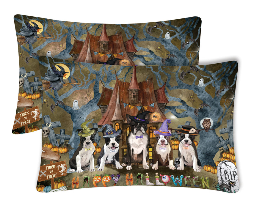 Boston Terrier Pillow Case: Explore a Variety of Custom Designs, Personalized, Soft and Cozy Pillowcases Set of 2, Gift for Pet and Dog Lovers