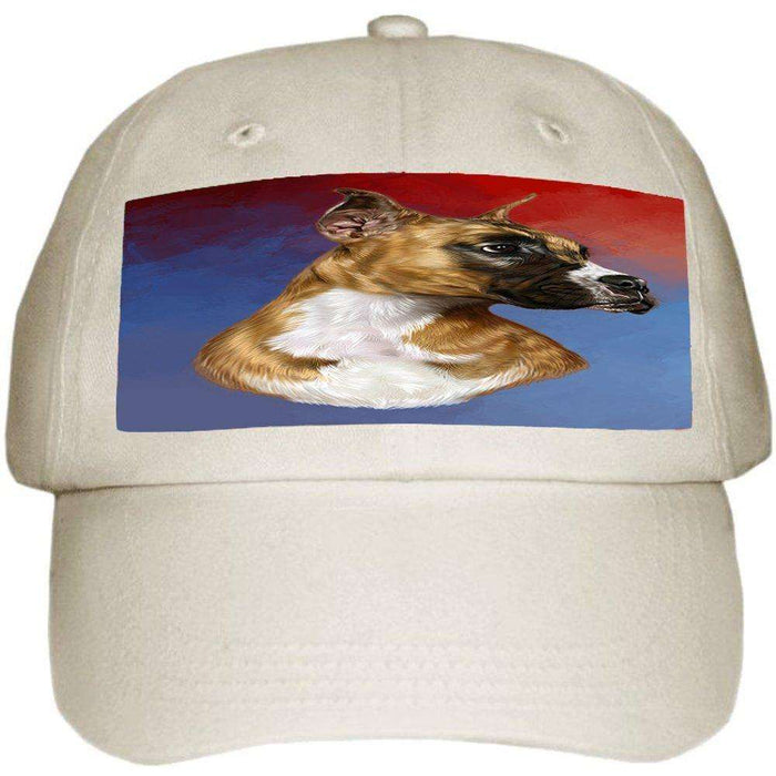 Boxer Dog Ball Hat Cap