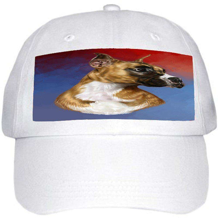 Boxer Dog Ball Hat Cap