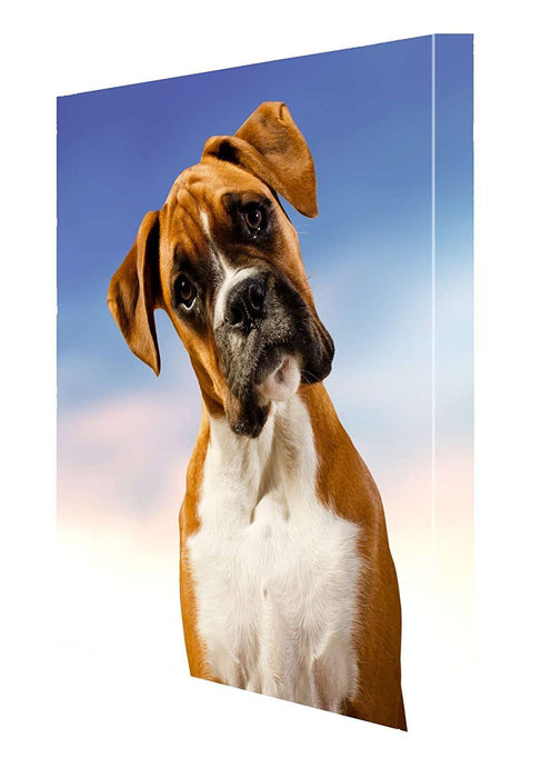 Boxer Dog Canvas