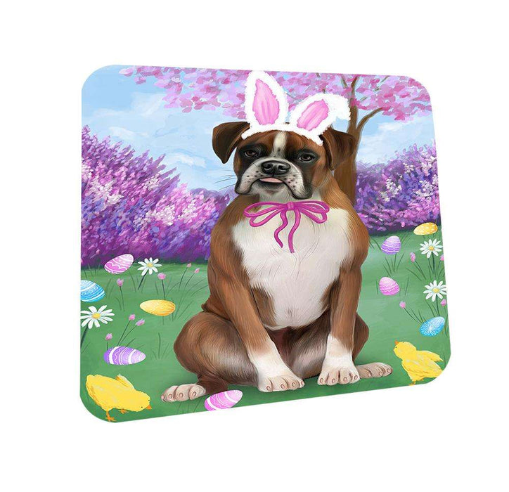 Boxer Dog Easter Holiday Coasters Set of 4 CST49023