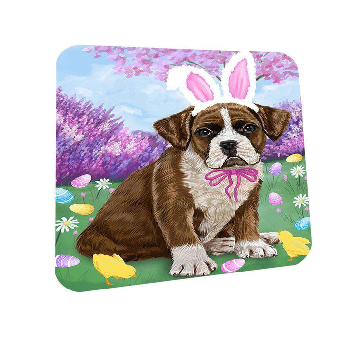 Boxer Dog Easter Holiday Coasters Set of 4 CST49025
