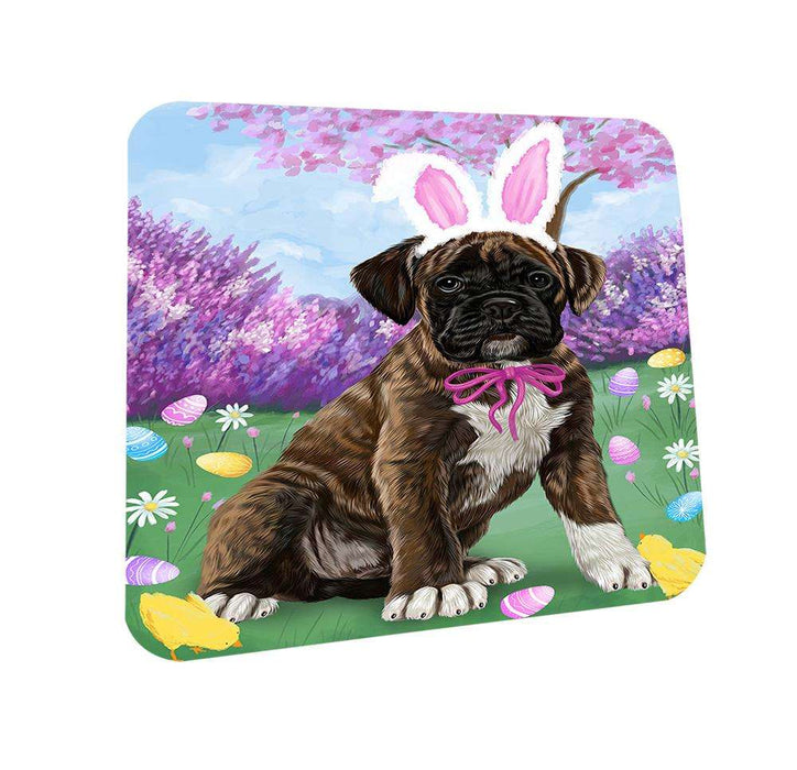Boxer Dog Easter Holiday Coasters Set of 4 CST49026