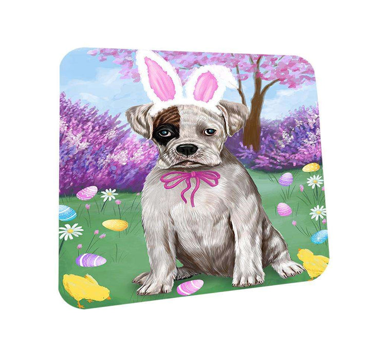 Boxer Dog Easter Holiday Coasters Set of 4 CST49027
