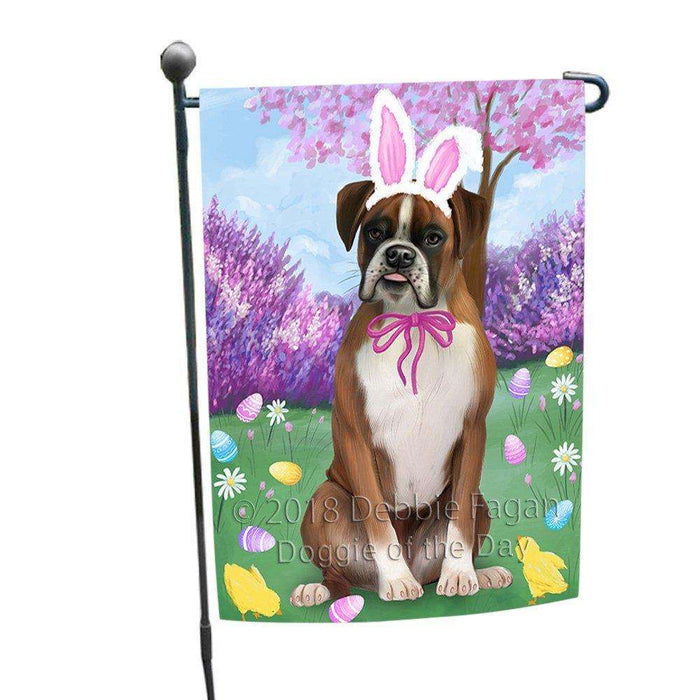 Boxer Dog Easter Holiday Garden Flag GFLG48973