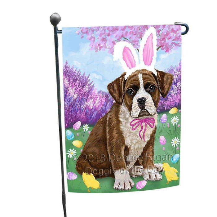 Boxer Dog Easter Holiday Garden Flag GFLG48975