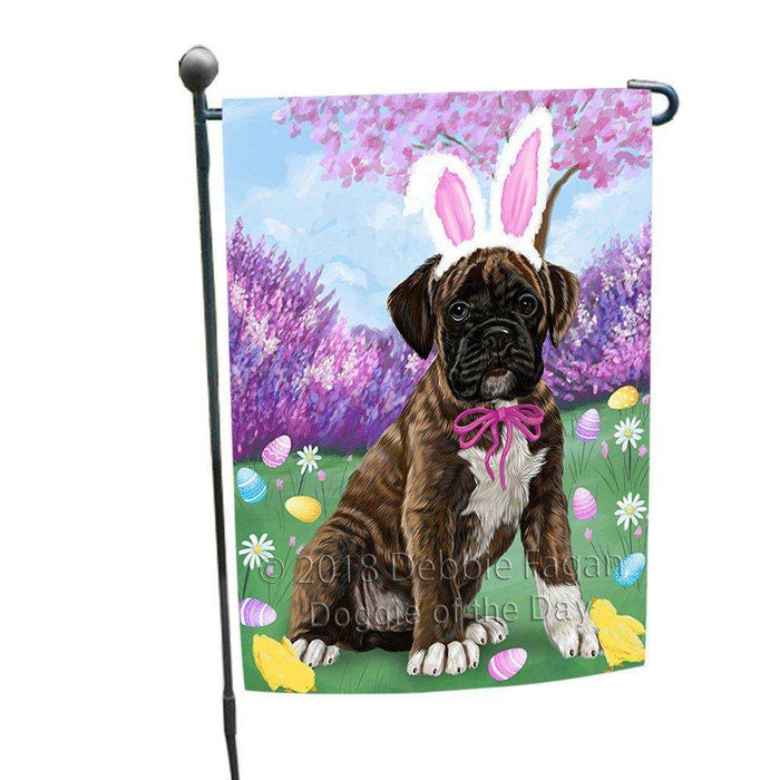Boxer Dog Easter Holiday Garden Flag GFLG48976
