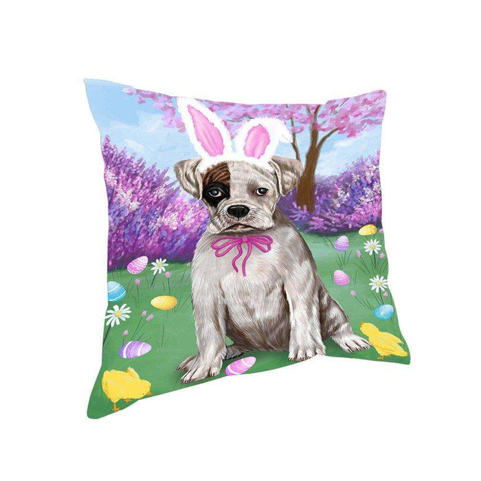 Boxer Dog Easter Holiday Pillow PIL52128