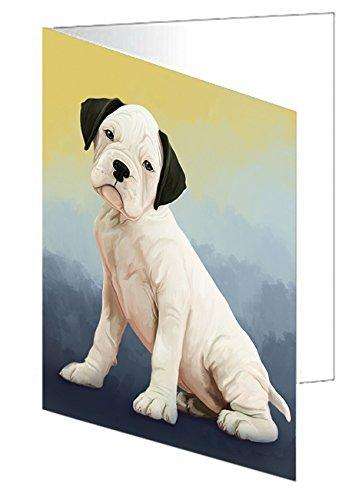 Boxer Dog Handmade Artwork Assorted Pets Greeting Cards and Note Cards with Envelopes for All Occasions and Holiday Seasons