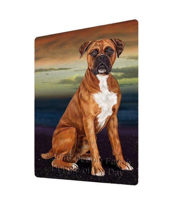 Boxer Dog Tempered Cutting Board (Small)