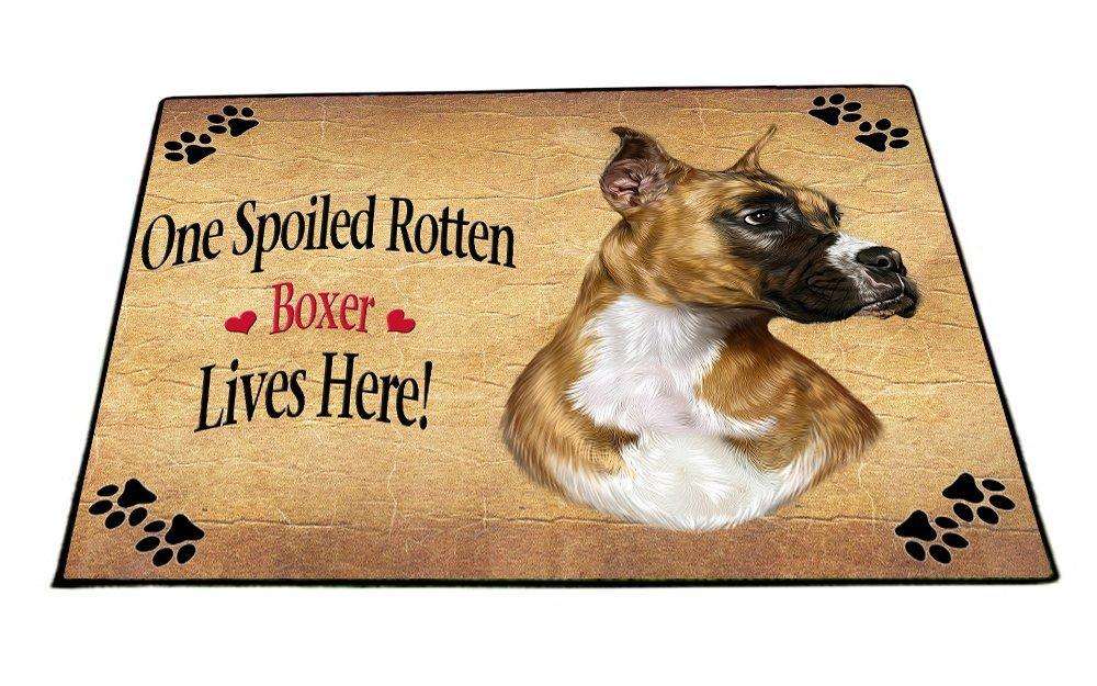 Boxer Spoiled Rotten Dog Indoor/Outdoor Floormat