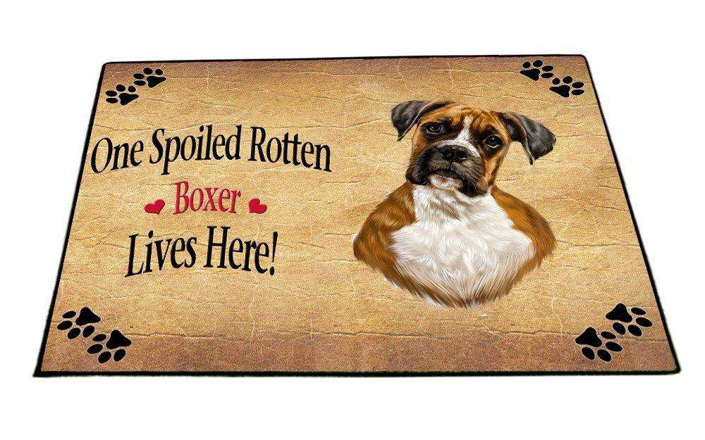 Boxer Spoiled Rotten Dog Indoor/Outdoor Floormat