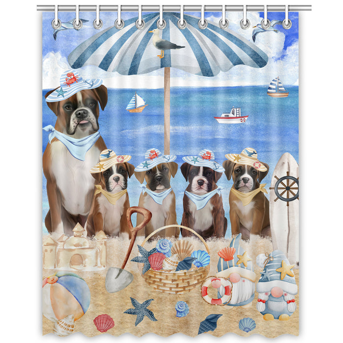 Brittany Spaniel Shower Curtain: Explore a Variety of Designs, Personalized, Custom, Waterproof Bathtub Curtains for Bathroom Decor with Hooks, Pet Gift for Dog Lovers
