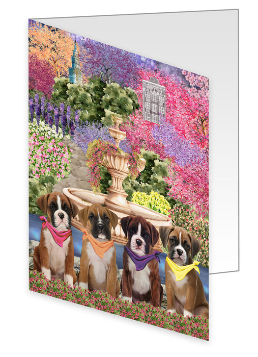 Boxer Greeting Cards & Note Cards with Envelopes: Explore a Variety of Designs, Custom, Invitation Card Multi Pack, Personalized, Gift for Pet and Dog Lovers