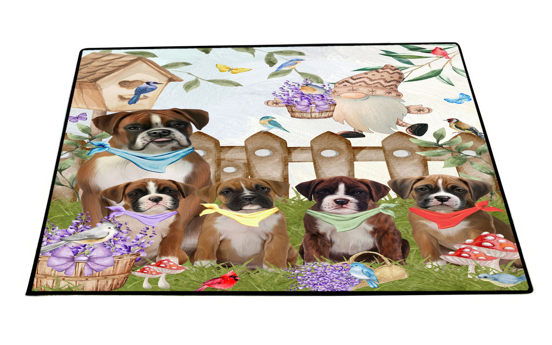 Boxer Floor Mats and Doormat: Explore a Variety of Designs, Custom, Anti-Slip Welcome Mat for Outdoor and Indoor, Personalized Gift for Dog Lovers