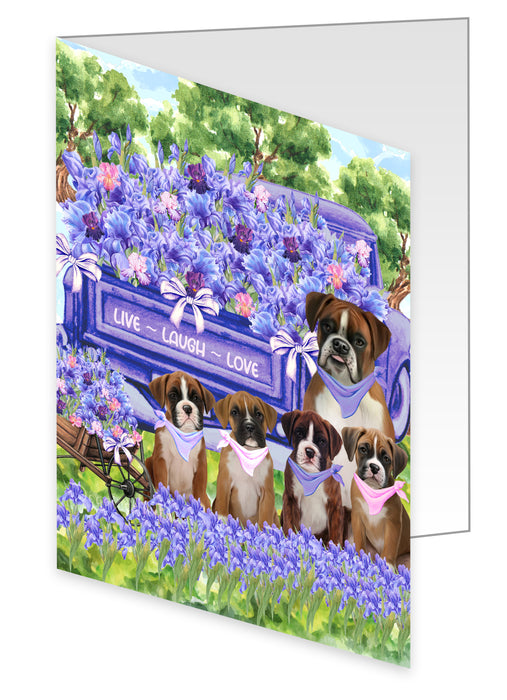 Boxer Greeting Cards & Note Cards, Invitation Card with Envelopes Multi Pack, Explore a Variety of Designs, Personalized, Custom, Dog Lover's Gifts