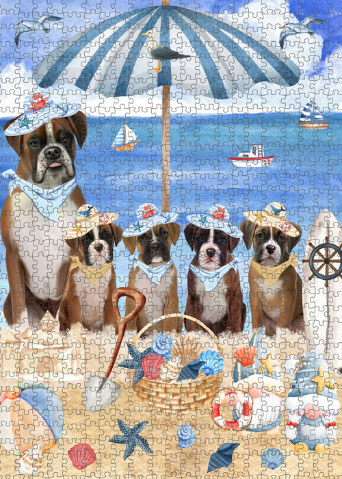 Boxer Jigsaw Puzzle: Explore a Variety of Designs, Interlocking Puzzles Games for Adult, Custom, Personalized, Gift for Dog and Pet Lovers