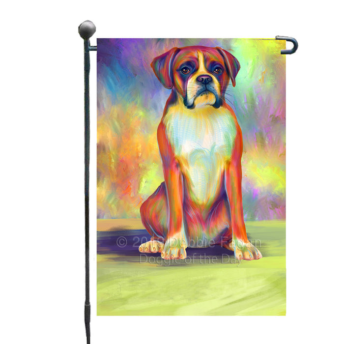 Personalized Paradise Wave Boxer Dog Custom Garden Flags GFLG-DOTD-A60018
