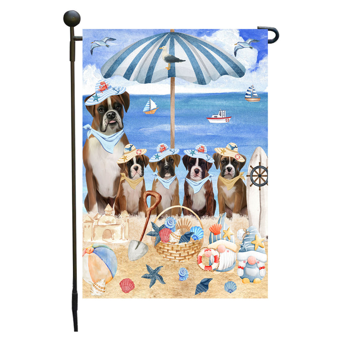Boxer Dogs Garden Flag, Double-Sided Outdoor Yard Garden Decoration, Explore a Variety of Designs, Custom, Weather Resistant, Personalized, Flags for Dog and Pet Lovers