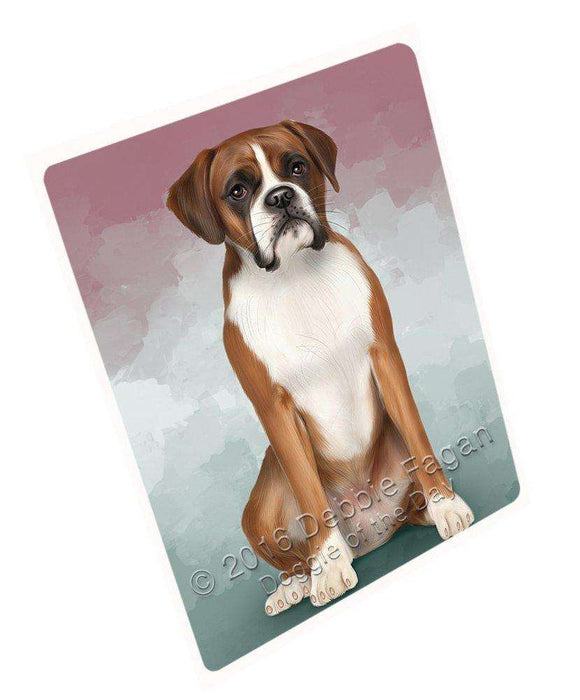 Boxers Dog Art Portrait Print Woven Throw Sherpa Plush Fleece Blanket D109