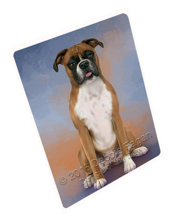 Boxers Dog Art Portrait Print Woven Throw Sherpa Plush Fleece Blanket D110
